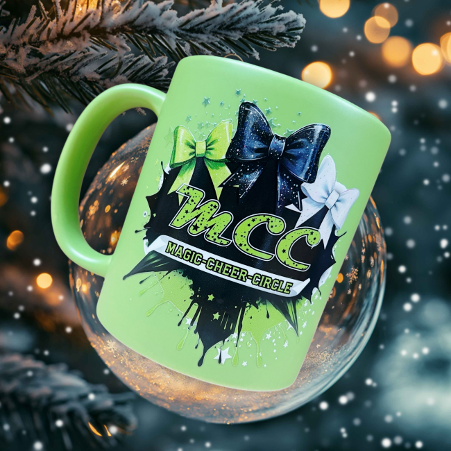 Tasse 330ml matt grün - MCC Design 3Bows